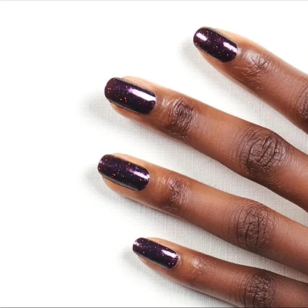 *Exclusive* Color Street: Plum As You Are | Purple Blackberry Glitter Fall Dark - Picture 12 of 15